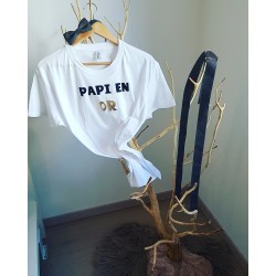 T-shirt Papi en or